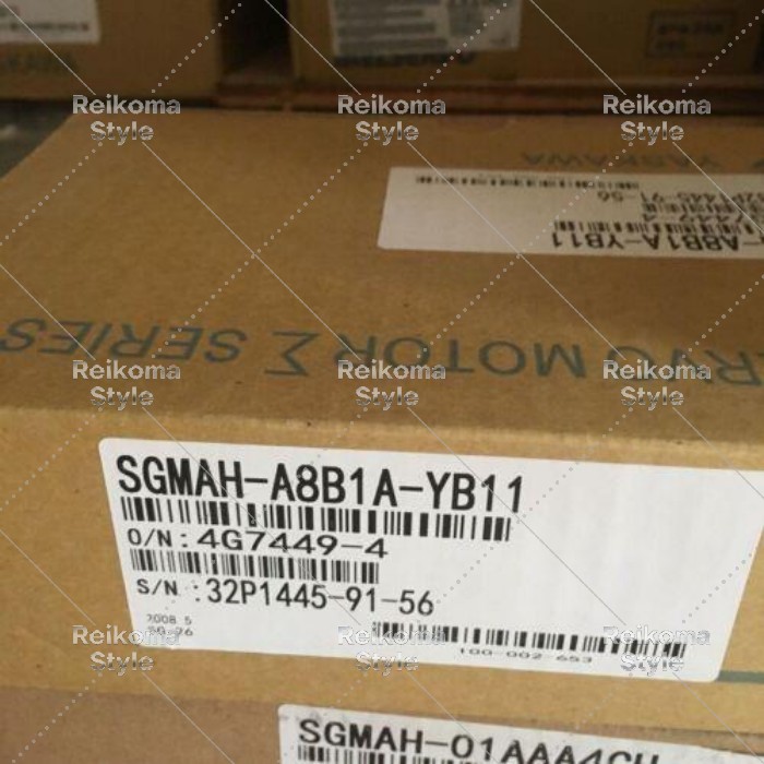 【新品★貨物輸送無料】SGMAH-A8A1A-YB11サーボ原動機 【６ヶ月引き受ける】