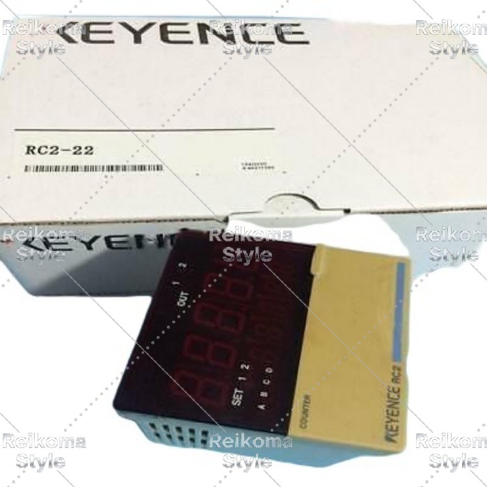 【新品★貨物輸送無料】  1つの目あたらしいキーエンスRC2-22カウンタRC222 【６ヶ月引き受ける】