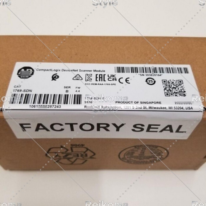 【新品★適格請求書★税込】新しい工場密封された1769-SDN Ser B CompactLogix Devicenetスキャナーモジュール1PCS 【6ヶ月保証】