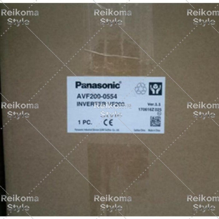 【新品★適格請求書★税込】AVF200-0554 Panasonic VFD input 3 Ph 380V 12A 5.5KW 400Hz for Textile Machine ◆ 6ヶ月保証｜Reikoma Style