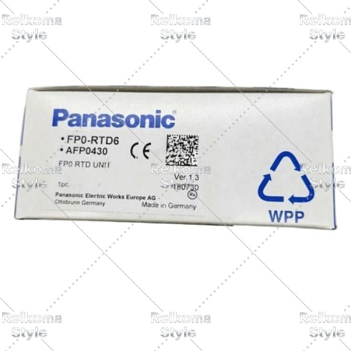 【新品★適格請求書★税込】PANASONIC/ FP0-RTD6 AFP0430 パナソニック サーボモーター 【6ヶ月保証】