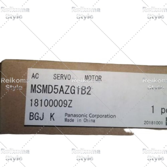 【新品★適当お願いごと書★税込】Panasonic MSMD5AZG1B2目あたらしいパナソニック サーボ原動機 【６ヶ月引き受ける】