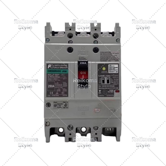 【新品★適当お願いごと書★税込】Fuji 電気回路ブレーカーEW250RAGU-3P 250Aボックス席 【６ヶ月引き受ける】