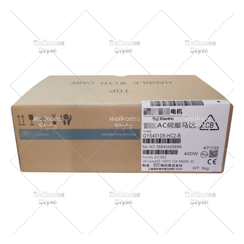 【新品★適格請求書★税込】Fuji 1つのNew- Servo Motor Gys401D5-HC2-B 【６ヶ月保証】