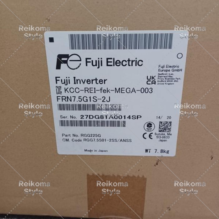 【新品★適当お願いごと書★税込】FUJI 富士電機 FRN7.5G1S-2J 7.5KW 200V 用インバータ【６ヶ月引き受ける】
