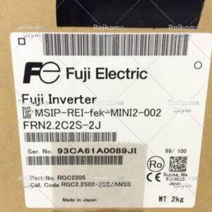 【新品★適当お願いごと書★税込】FUJI 富士電機 FRN2.2C2S-2J 2.2KW 200V 用インバータ【６ヶ月引き受ける】
