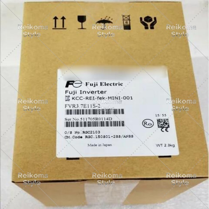 【新品★適格請求書★税込】FUJI 富士電機 FVR3.7E11S-2 3.7KW 220V用インバーター【６ヶ月保証】