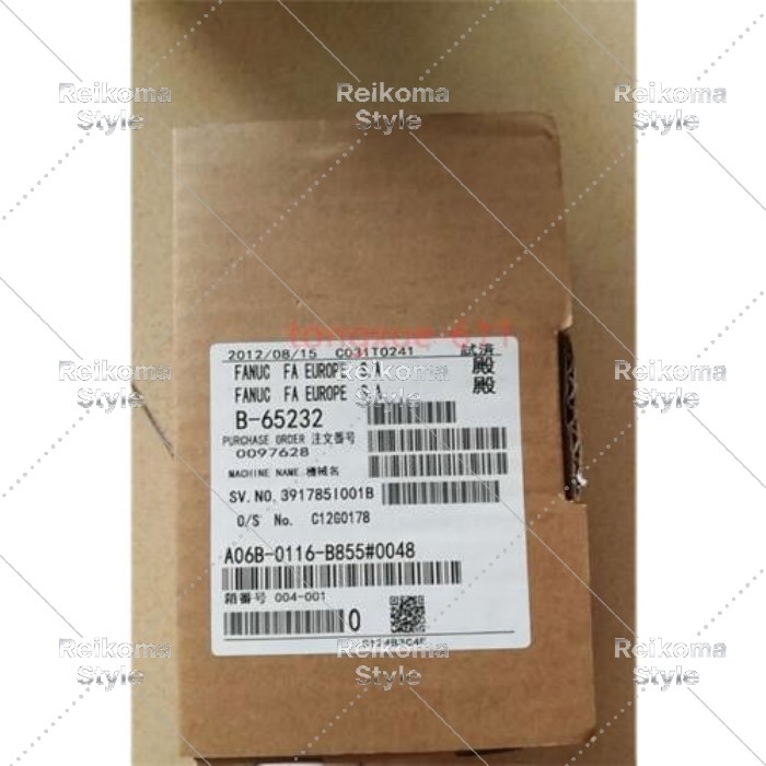 【新品★適格請求書★税込】A06B-0116-B855モーター経由 【６ヶ月保証】 117,400円