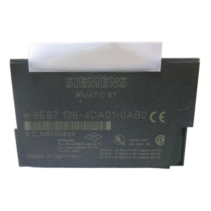 【新品★適当お願いごと書★税込】Siemens ジーメンス6ES7138-4DA01-0AB0インターフェイスモジュール【６ヶ月引き受ける】