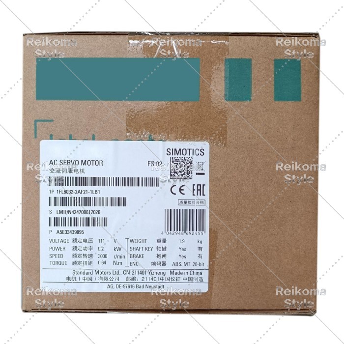 【新品★適当お願いごと書★税込】1FL6032-2AF21-1LB1【６ヶ月引き請ける】