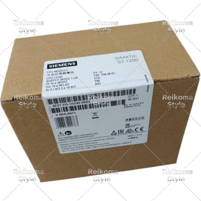 【新品★適格請求書★税込】Siemens 6ES7215-1HG40-0XB0 6ES7 215-1HG40-0XB0 シーメンス 【6ヶ月保証】