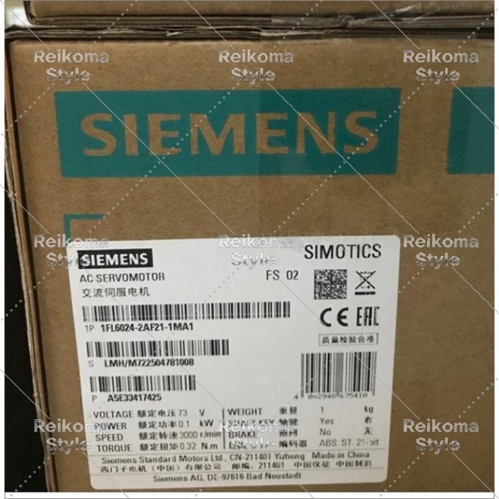 【新品★適当お願いごと書★税込】1FL6024-21-1MA1 ACサーボモーターボックスブランド 【６ヶ月引きうける】