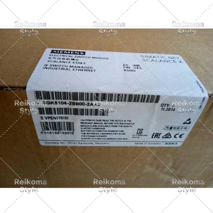 【新品★適当お願いごと書★税込】PLC 6キーパー5104-2BB00-2AA3 NIB 【６ヶ月引き請ける】