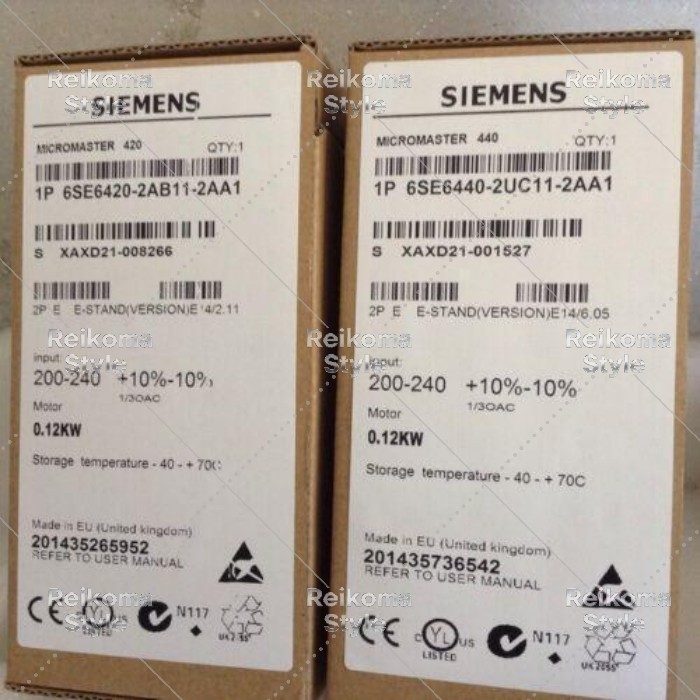 【新品★適格請求書★税込】6SE6420-2UC11-2AA1 6SE64202UC112AA1 1PSC NEW 【６ヶ月保証】｜Reikoma Style