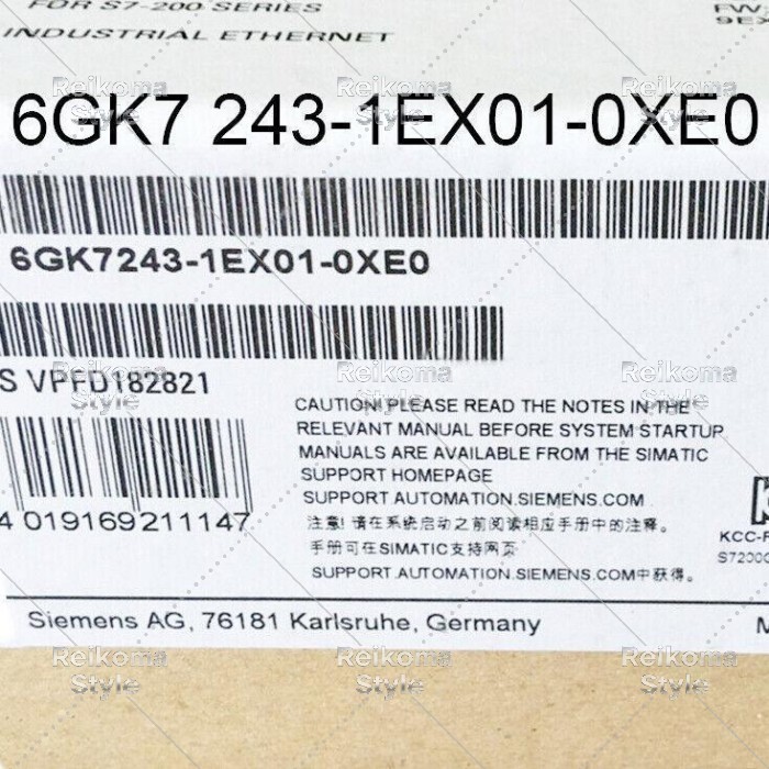 【新品★適格請求書★税込】6GK7243-1EX01-0XE0 Ethernet Module 6GK7 243-1EX01-0XE0 NEW 【６ヶ月保証】