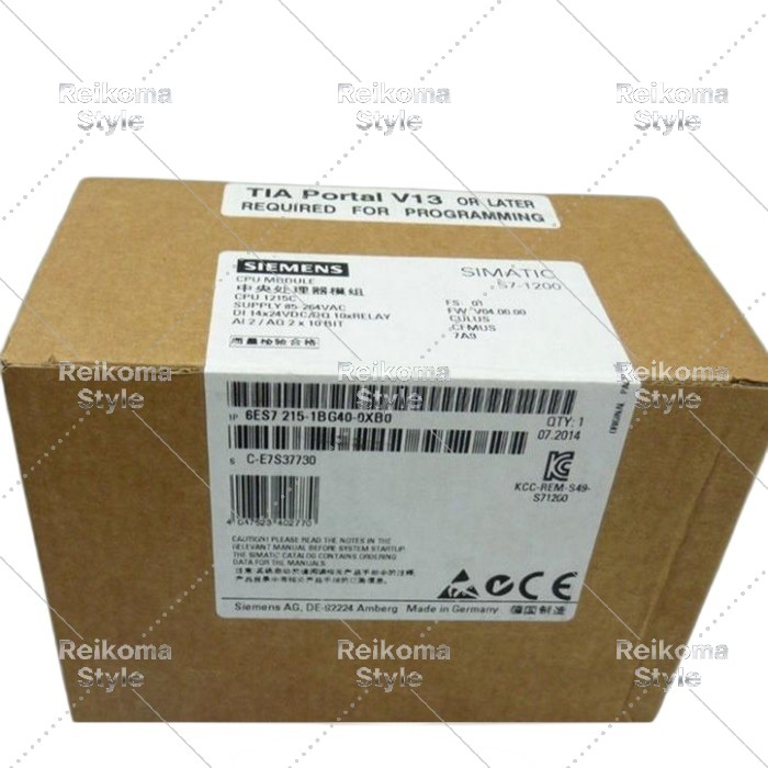 【新品★適格請求書★税込】Siemens 6ES7215-1BG40-0XB0 ( 6ES72151BG400XB0 ) 6ES7 215-1BG40-0XB0 【6ヶ月保証】
