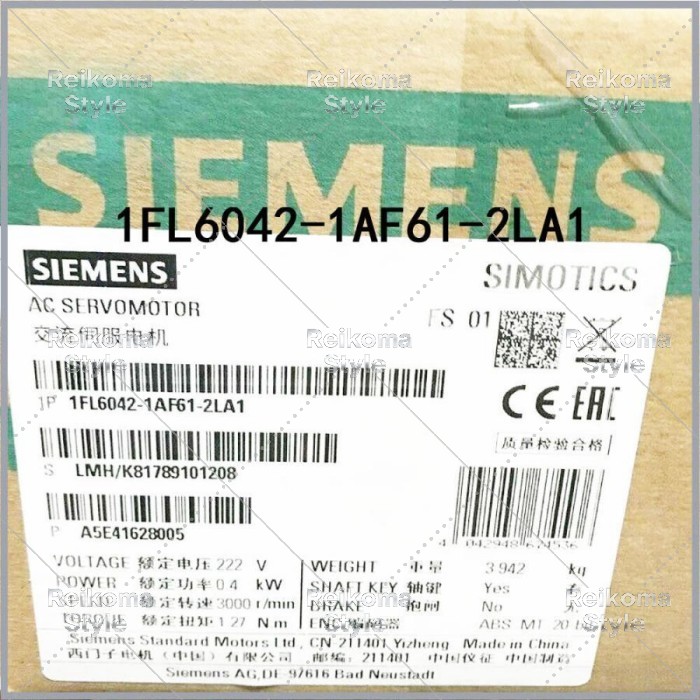 【新品★適当お願いごと書★税込】1 AC サーボ 原動機 1FL6042-1AF61-2天使の都市1 プログラマブル 制御装置 【６ヶ月引き受ける】