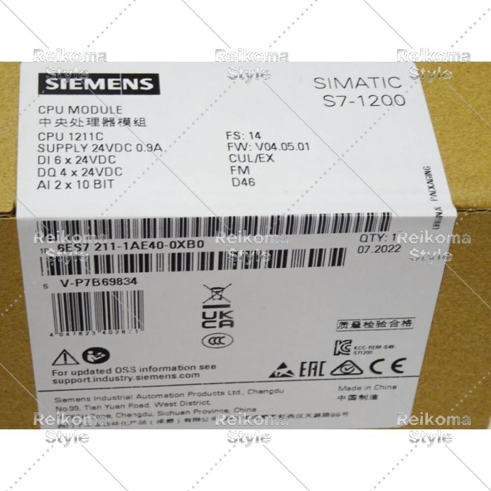 【新品★適当お願いごと書★税込】6ES7211-1AE40-0XB0 NEW S7-1200 中央処理装置 1パソコン 【６ヶ月引き受ける】