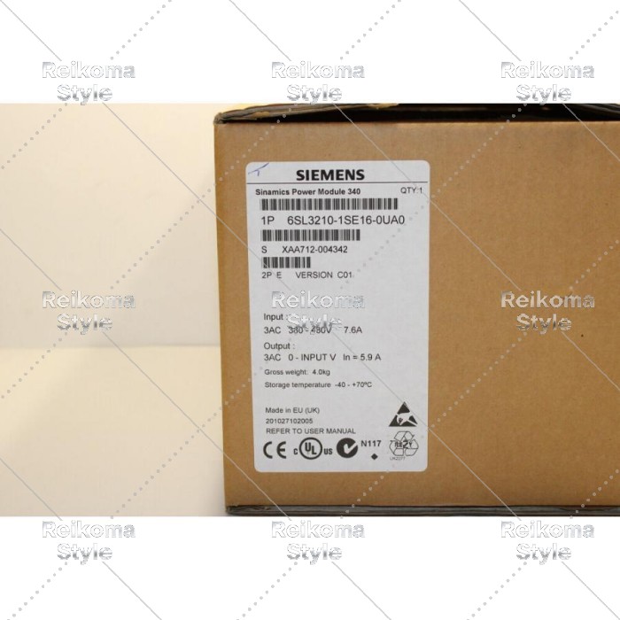 【新品★適当お願いごと書★税込】New 6SL3 210-1SE16-0UA0 6SL3210-1SE16-0UA0 【６ヶ月引き請ける】