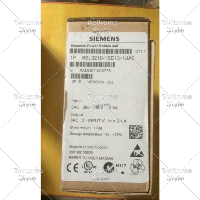 【新品★適当お願いごと書★税込】1 パソコン 新 6SL3210-1SE13-1UA0 変換器ワット数モデュール 6SL3 210-1SE13-1UA0 【６ヶ月引きうける】