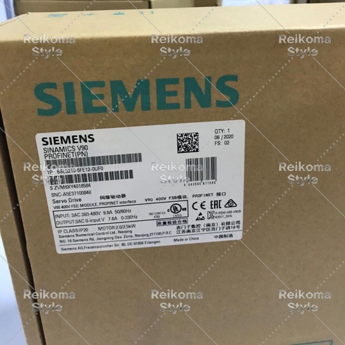 【新品★適当お願いごと書★税込】6SL3210-5FE12-0UF0 PLC6SL32105FE120UF0 IN BOX 【６ヶ月引き受ける】