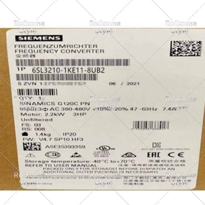 【新品★適当お願いごと書★税込】6SL3210-1KE11-8UB2 SINAMICS G120C 定格 P0WER 6SL3210-1KE11-8UB 【６ヶ月引き請ける】