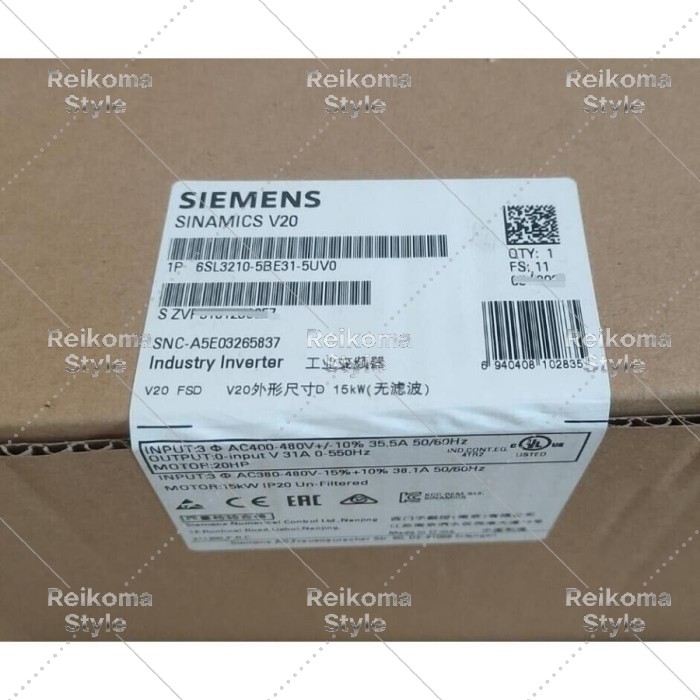 【新品★適当お願いごと書★税込】6SL3210-5BE31-5UV0 6SL32105BE315UV0 【６ヶ月引き受ける】