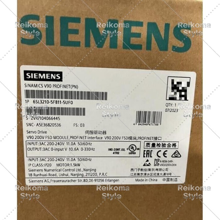 【新品★適当お願いごと書★税込】6SL3210-5FB11-5UF0 6SL3 210-5FB11-5UF0 【６ヶ月引き受ける】