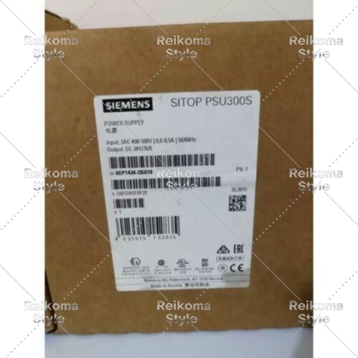 【新品★適当お願いごと書★税込】SITOP PSU300S ワット数 6EP1434-2BA10 【６ヶ月引き受ける】