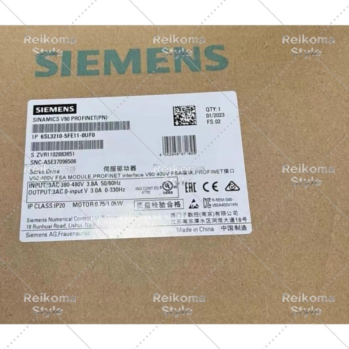 【新品★適当お願いごと書★税込】6SL3210-5FE11-0UF0 サーボ１番ウッド 【６ヶ月引き請ける】