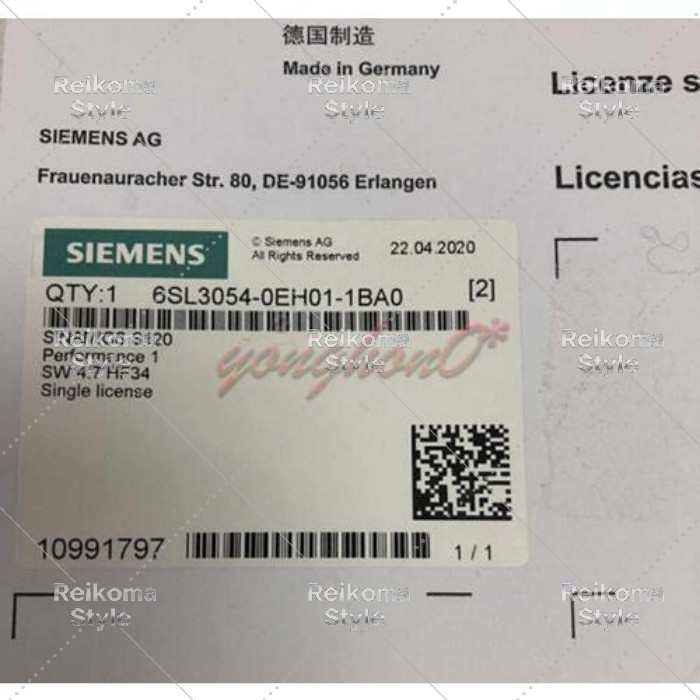 【新品★適当お願いごと書★税込】耳あたらしい 6SL3054-0EH01-1BA0 6SL3 054-0EH01-1BA0 【６ヶ月引きうける】