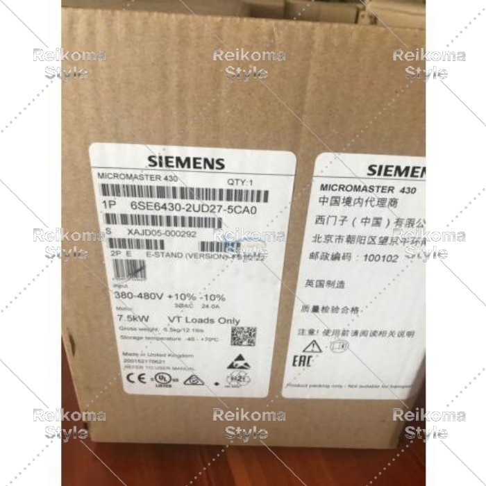 【新品★適当お願いごと書★税込】Inverter PLC 6SE6430-2UD27-5CA0 6SE6 430-2UD27-5CA0 NEW 【６ヶ月引きうける】