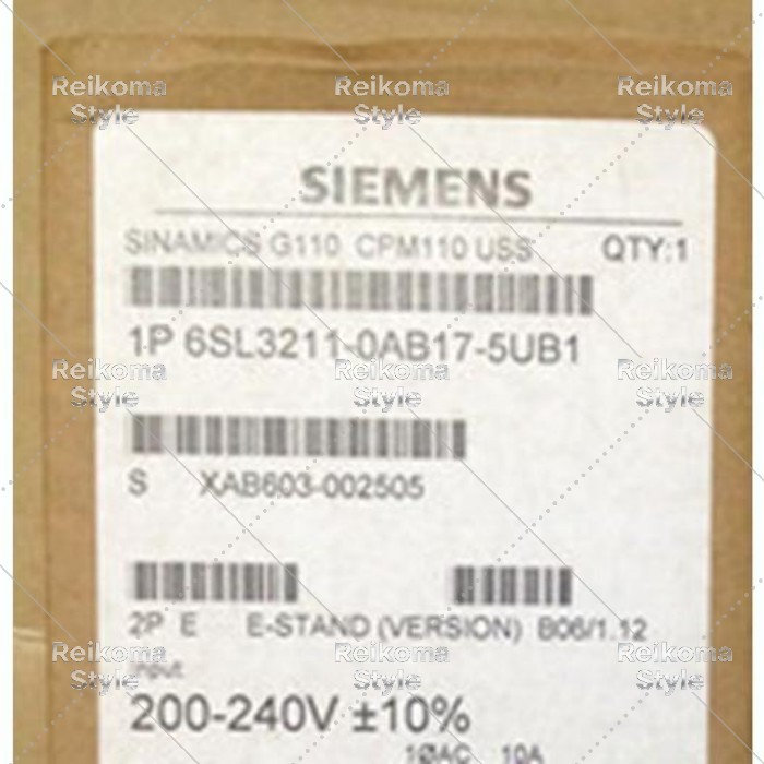 【新品★適格請求書★税込】シーメンス Siemens 6SL3211-0AB17-5UB1 【6ヶ月保証】