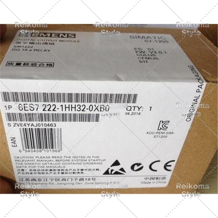 【新品★適格請求書★税込】New 6ES7222-1HH32-0XB0 6ES7 222-1HH32-0XB0 In Box 1PC 【６ヶ月保証】｜Reikoma Style
