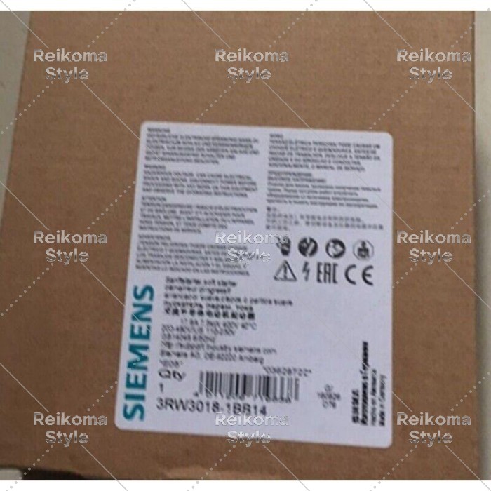 【新品★適当お願いごと書★税込】New 3RW3018-1BB14 Soft Starter 3RW3 018-1BB14 In Box 【６ヶ月引き受ける】
