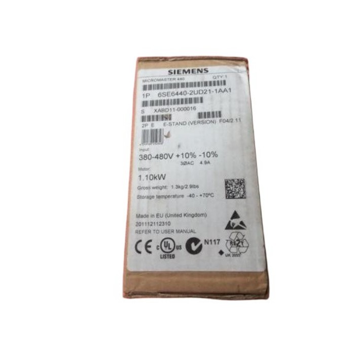 【新品★適格請求書★税込】シーメンス Siemens converter 6SE6440-2UD21-1AA1 380V 1.1KW 【6ヶ月保証】｜Reikoma Style