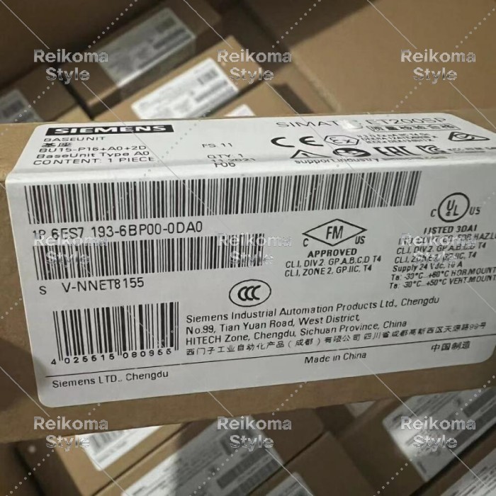 【新品★適格請求書★税込】10PCS NEW 6ES7 193-6BP00-0DA0 6ES7193-6BP00-0DA0 【６ヶ月保証】