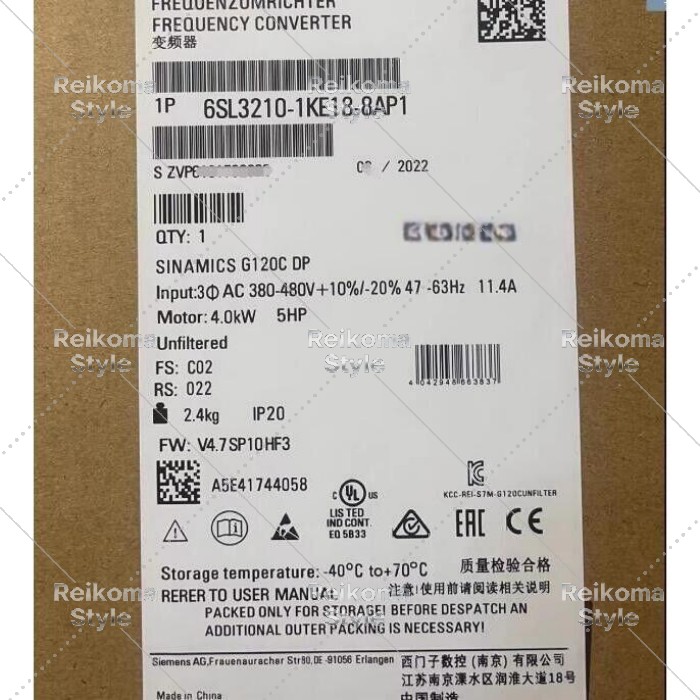 【新品★適当お願いごと書★税込】6SL3210-1KE18-8AP1 6SL32101KE188AP1 【６ヶ月引き受ける】