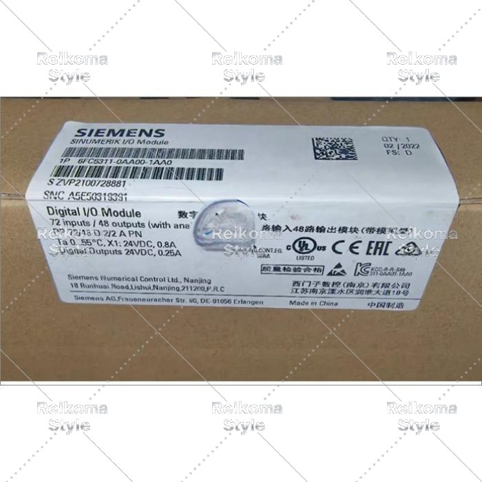 【新品★適当お願いごと書★税込】6FC5311-0AA00-1AA0 I/Oモデュール 【６ヶ月引きうける】