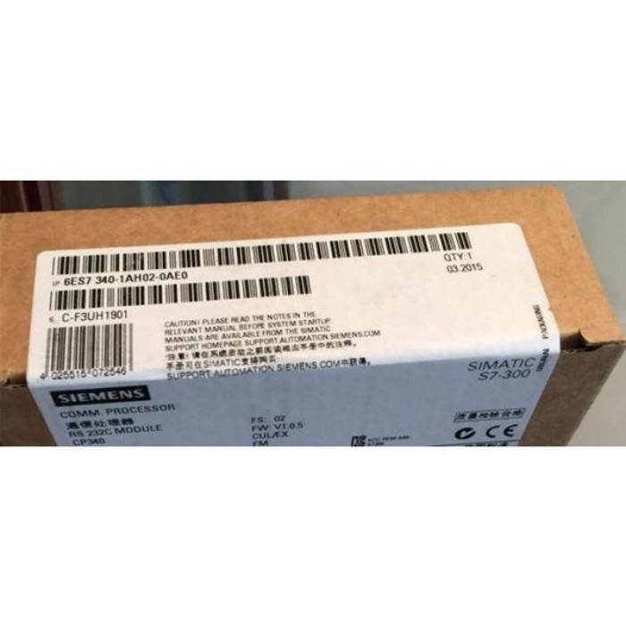 【新品★適当お願いごと書★税込】ジーメンス Siemens 6ES7 340-1AH02-0AE0 6ES7340-1AH02-0AE0 【6ヶ月引き受ける】