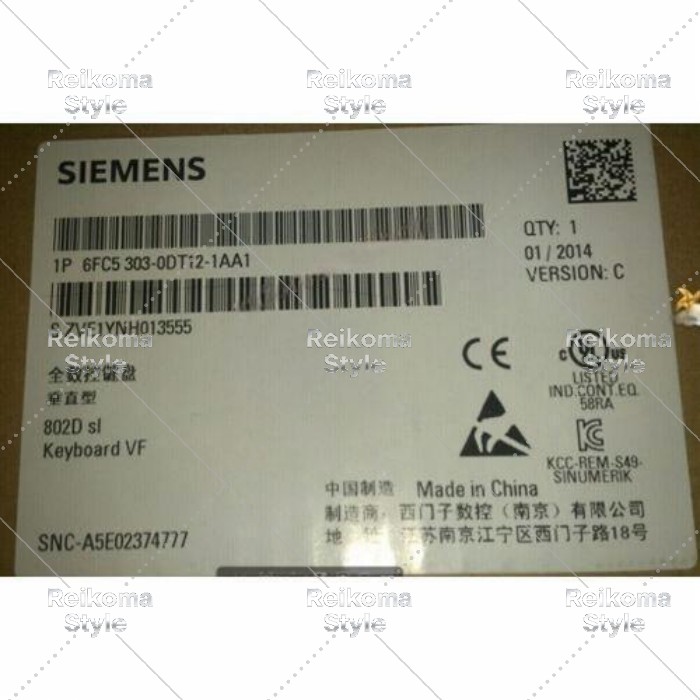 【新品★適格請求書★税込】6FC5303-0DT12-1AA1 802DCNC垂直キーボード 【６ヶ月保証】