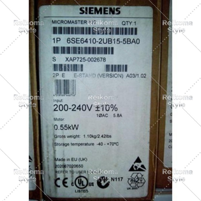 【新品★適当お願いごと書★税込】ジーメンス Siemens 6SE6410-2UB15-5BA0 converter 【6ヶ月引き請ける】
