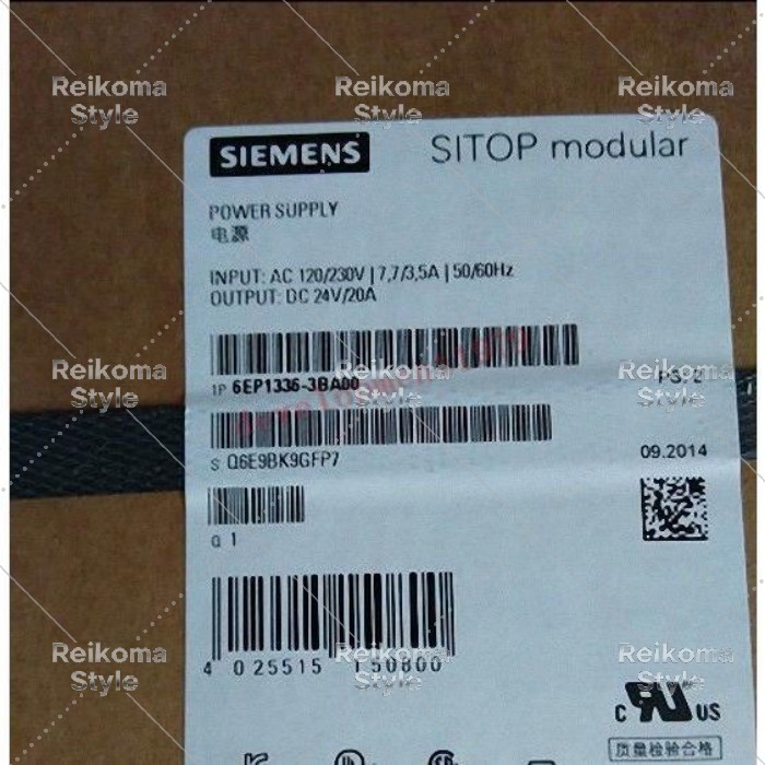 【新品★適格請求書★税込】SIEMENS 6EP1336-3BAOO switching power supply 6EP1 336-3BAOO シーメンス 【6ヶ月保証】|Reikoma Style