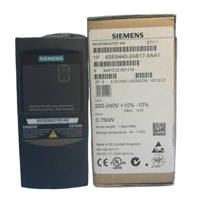 【新品★適格請求書★税込】6SE6440-2AB17-5AA1 Siemens Micro master 440 6SE6 440-2AB17-5AA1 シーメンス ★【6ヶ月保証】|Reikoma Style