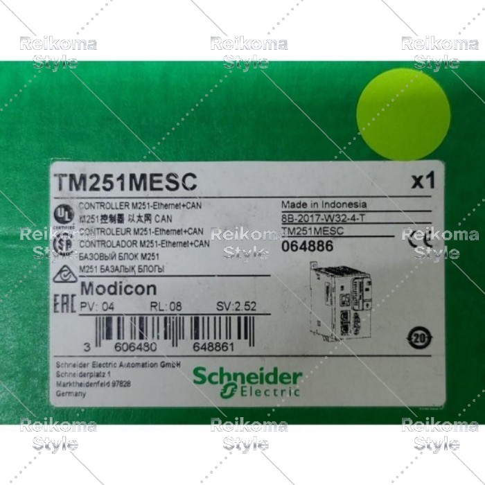 【新品★適当お願いごと書★税込】エレクトリック TM251MESC Modicon 制御装置 M251-Ethernet+CAN 【6ヶ月引き受ける】