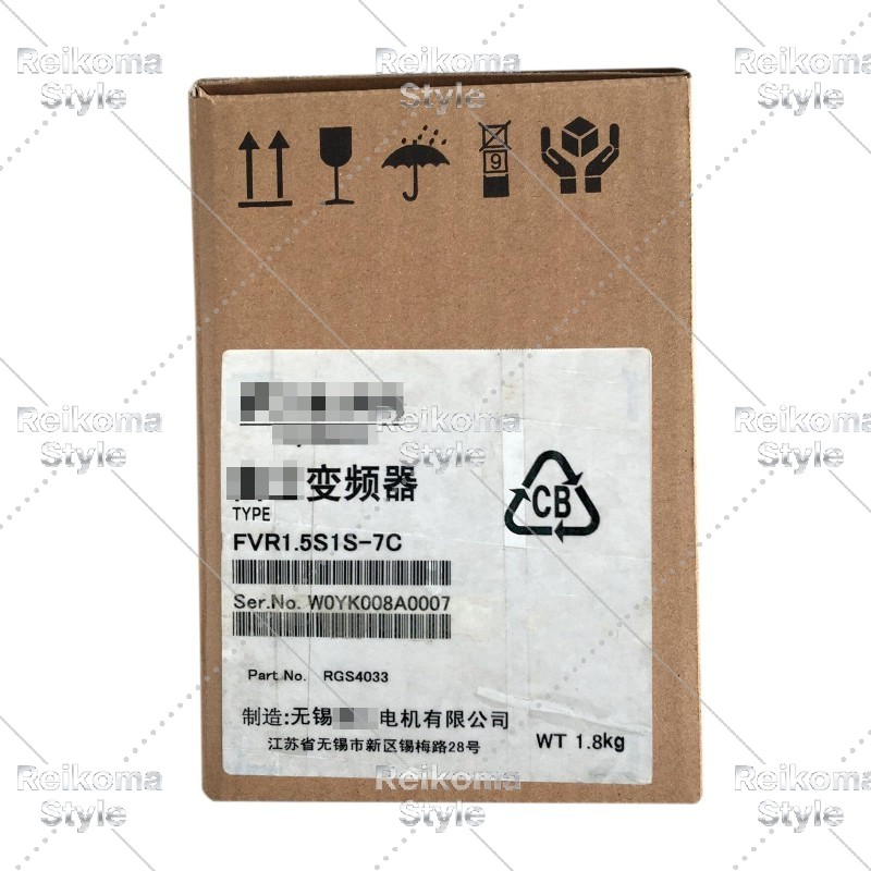 【新品★適格請求書★税込】FVR1.5S1S-7C 1.5KW 1P 220V 50Hz/60Hz For New Inverter 【６ヶ月保証】 150,000円