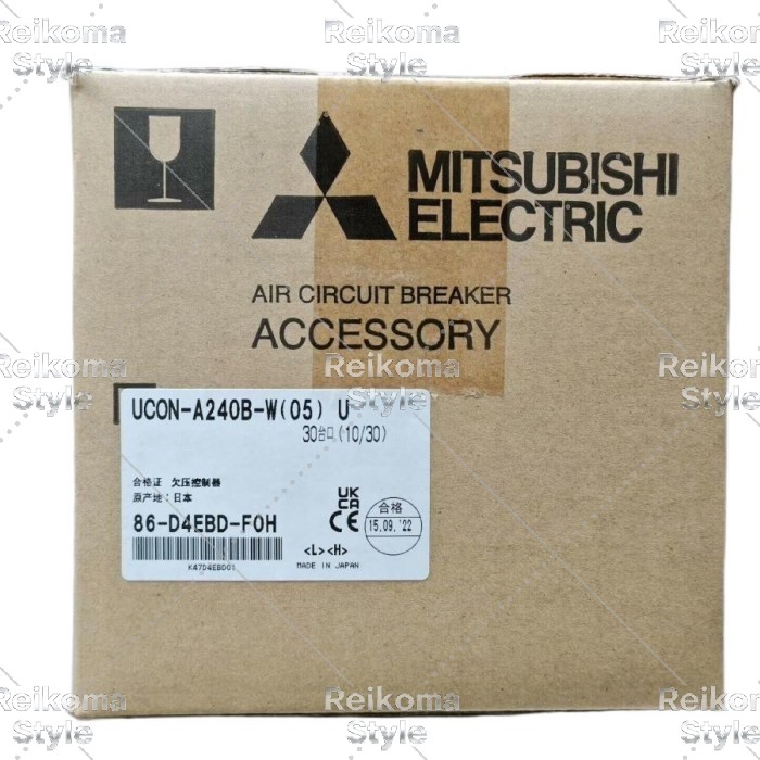 【新品★適当お願いごと書★税込】MITSUBISHI/三菱 UCON-A240B-W(05) U 200-240V AC エアサーキットブレーカー 。【６ヶ月引き請ける】