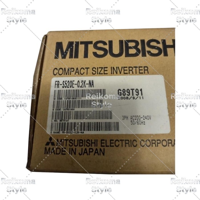 【新品★適当お願いごと書★税込】MITSUBISHI/三菱 FR-S520E-0.2K-NA 新周波数変換器 FR-S520E-0.2K-NA【６ヶ月引きうける】