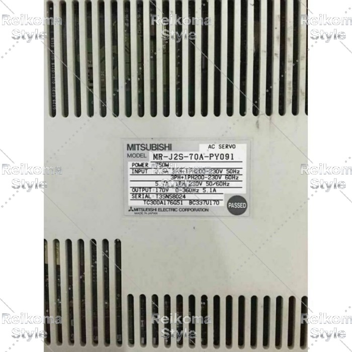 【新品★適当お願いごと書★税込】MITSUBISHI/三菱 MR-J2S-70A-PY091【６ヶ月引き請ける】