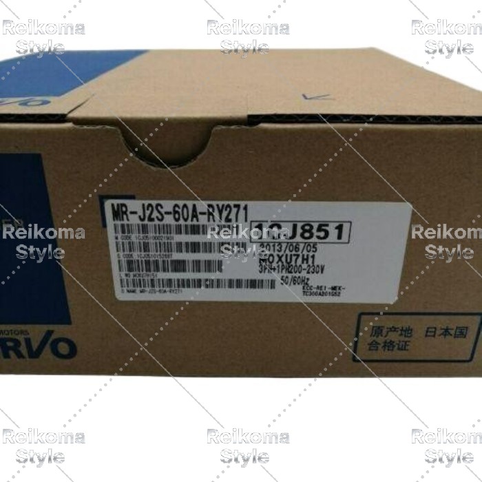 【新品★適当お願いごと書★税込】MITSUBISHI/三菱 目あたらしいMR-J2S-60A-RY271サーボ運転【６ヶ月引き受ける】